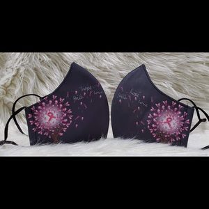Breast Cancer Awareness Faith Mask